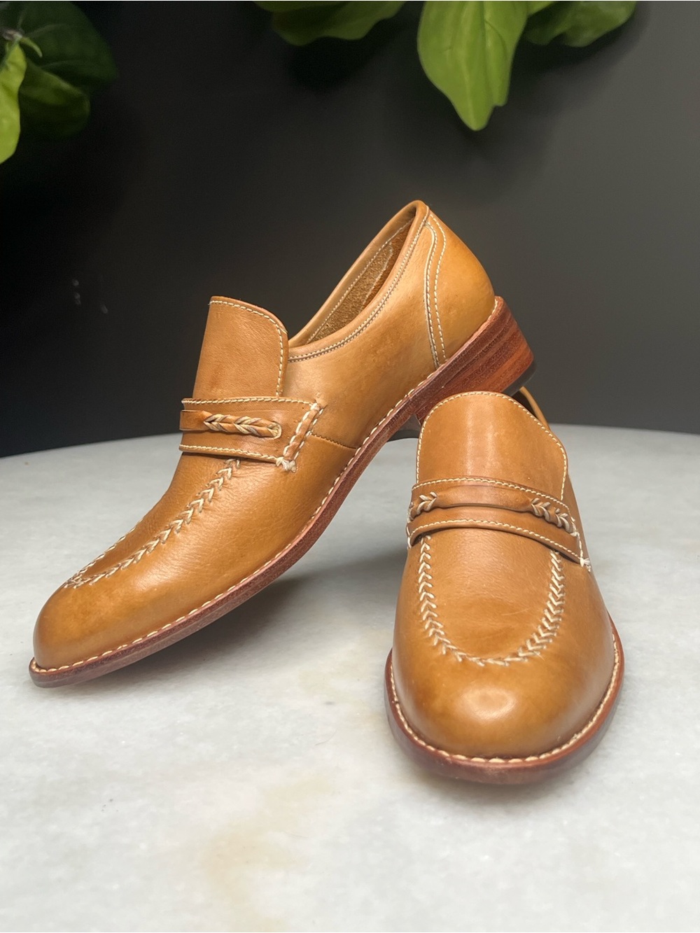 Vintage Men’s Leather Loafers | Made in Brazil new with box